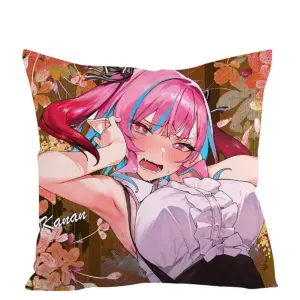 Anime Kissenhülle – Kanan-sama wa Akumade Choroi Deko Kissenbezug, Hochwertiger Digitaldruck, Zierkissen für Sofa Bett und Gaming Zimmer, Otaku Deko & Geschenk für Anime Fans