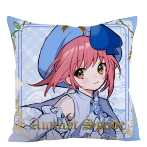 Anime Kissenhülle – Shugo Chara Deko Kissenbezug, Hochwertiger Digitaldruck, Zierkissen für Sofa Bett und Gaming Zimmer, Otaku Deko & Geschenk für Anime Fans